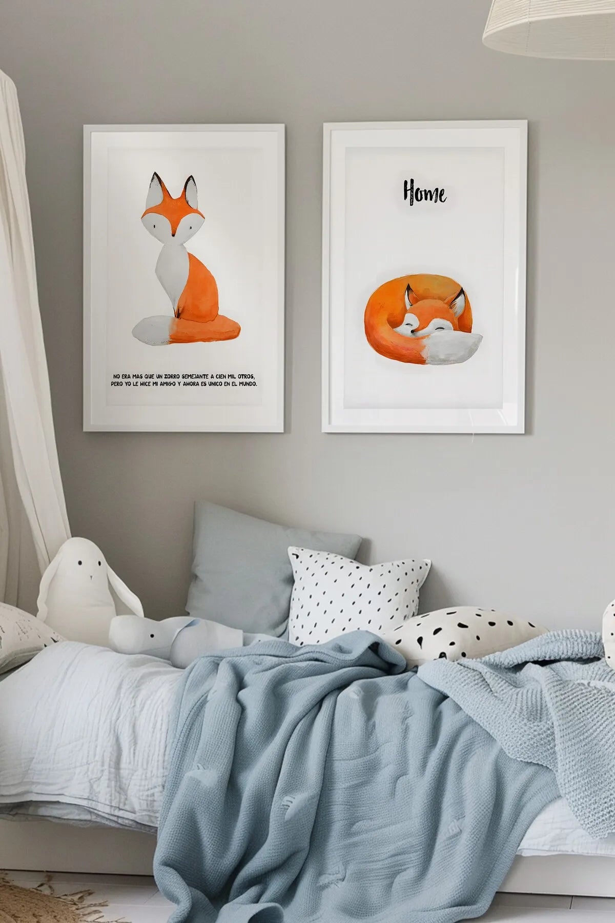 Küçük Prensin Sevimli Tilkisi 2'li Şık Poster Seti