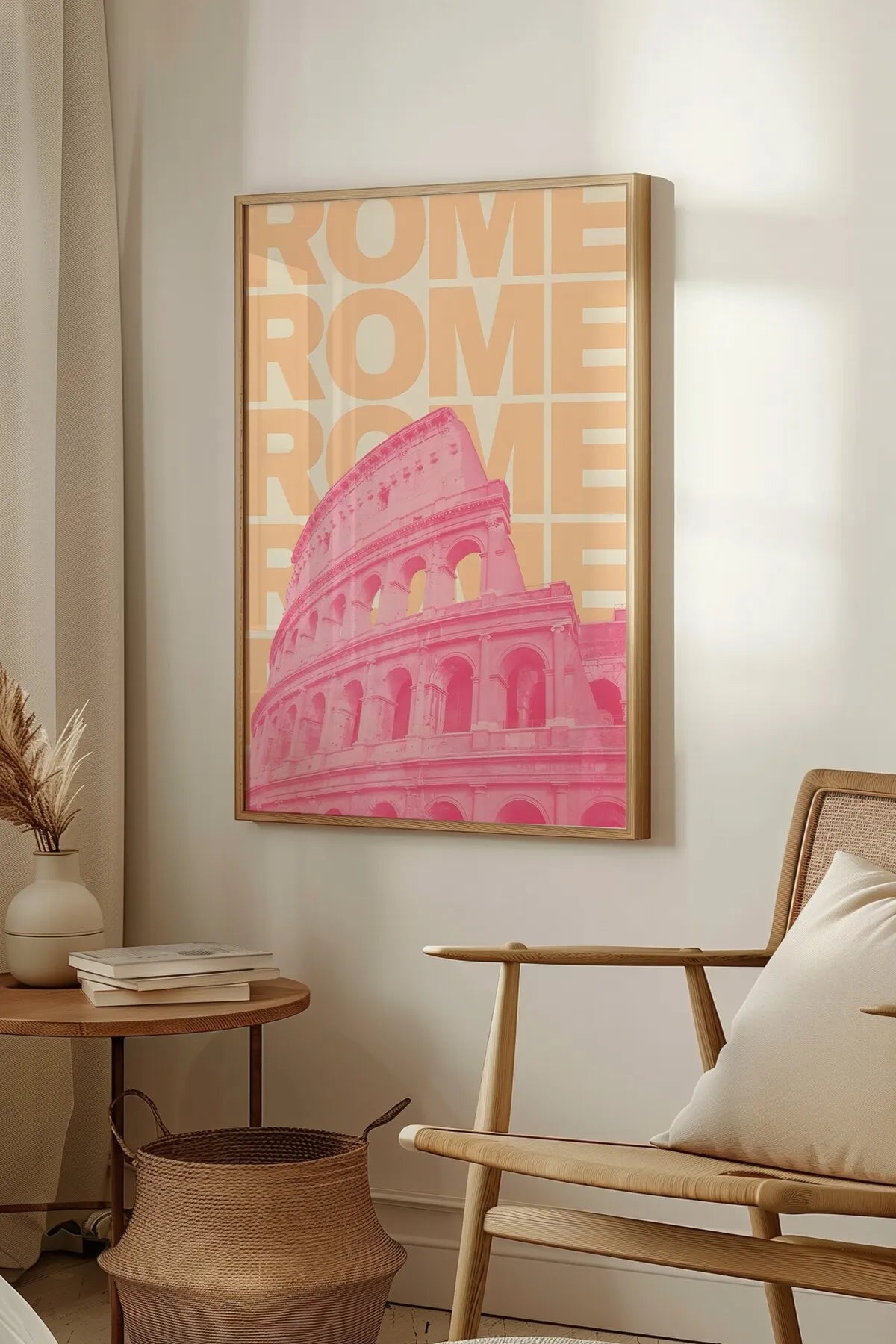 Roma & Berlin & Paris - İllüstrasyon Tarzı 3'lü Şehir Poster Seti