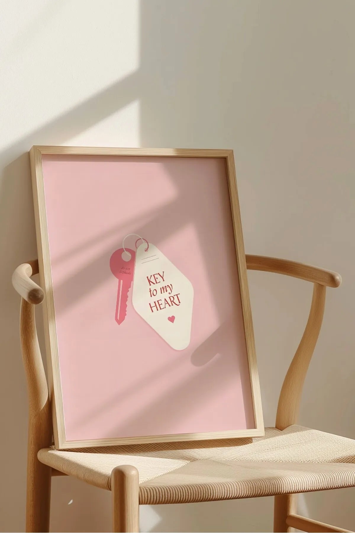 Pembe Pozitif Gifler 3'lü Estetik Poster Seti
