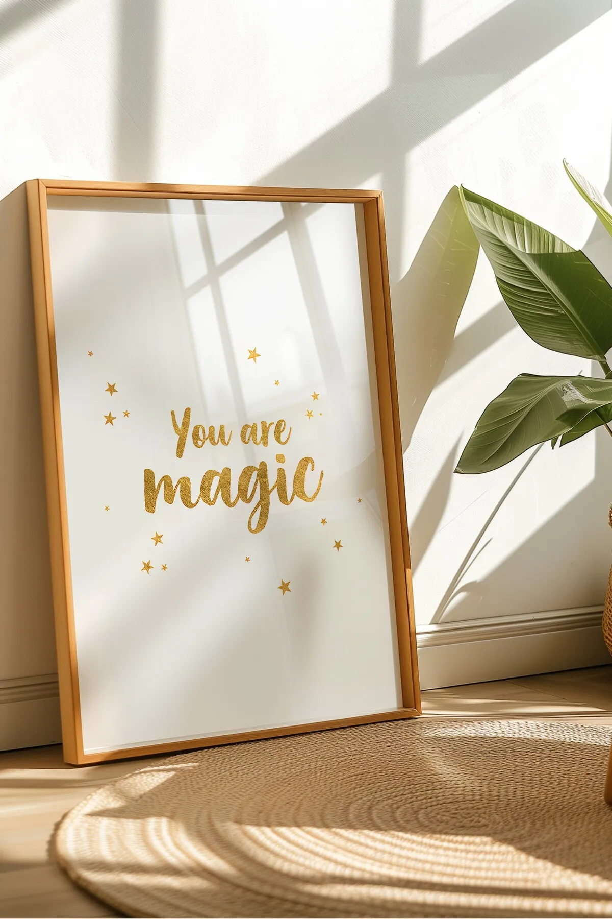 Prenses ve Unicornu Estetik 4'lü Poster Seti