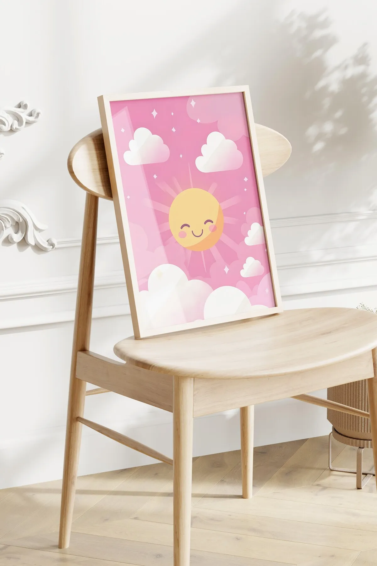 Sevimli ve Estetik Pembe Temalı 3'lü Poster Seti