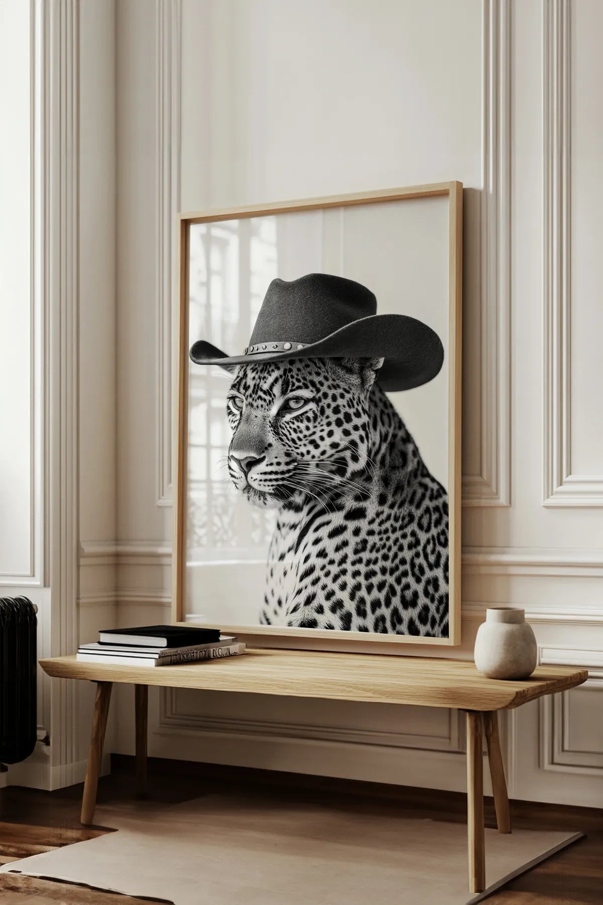JAGUAR & ÇİTA Siyah - Beyaz 2'li Estetik Poster Seti