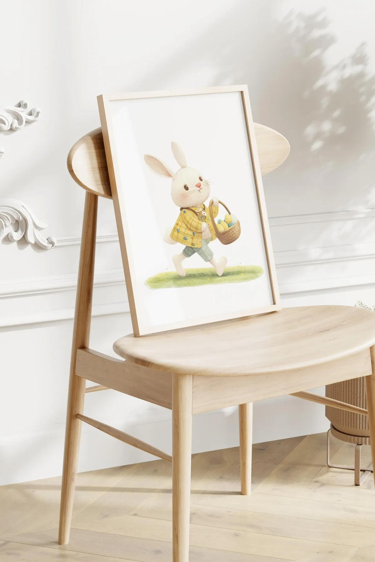 Sevimli Tavşan Paskalya Temalı 3'lü Poster Seti