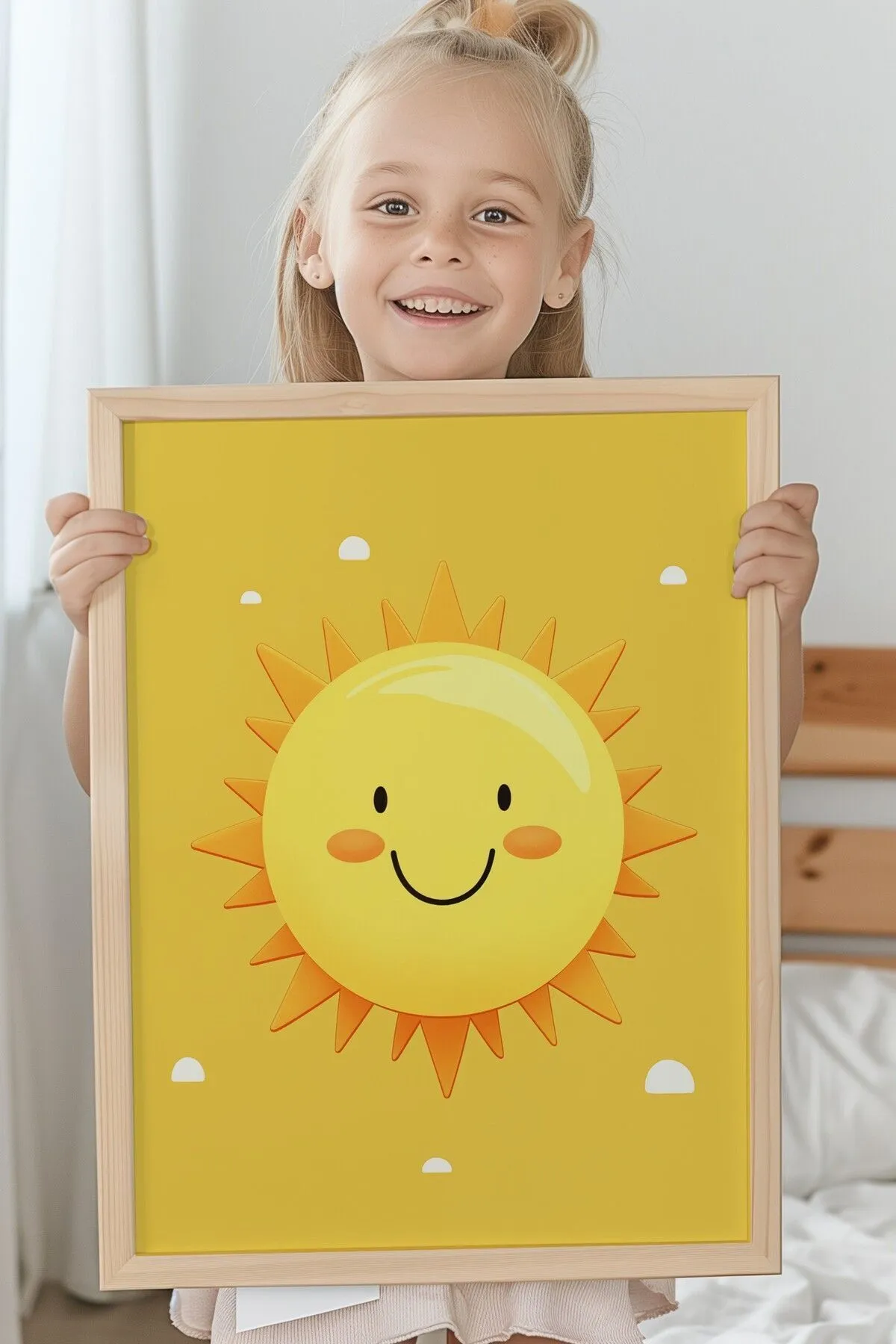 Güneş ve Bulut İkiz Temalı 2'li Poster Seti