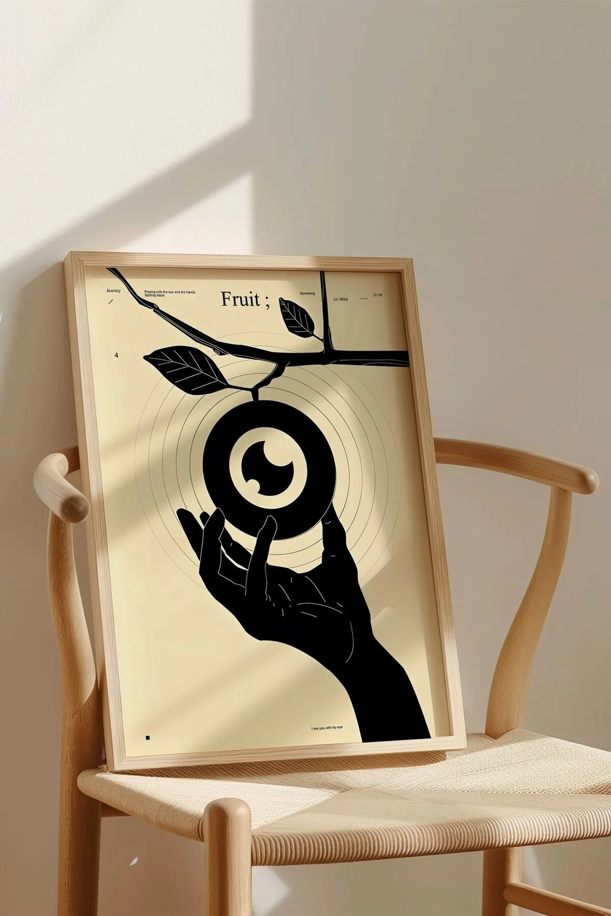 Soyut Fütüristik Tarzda 3'lü Modern Tablo Seti