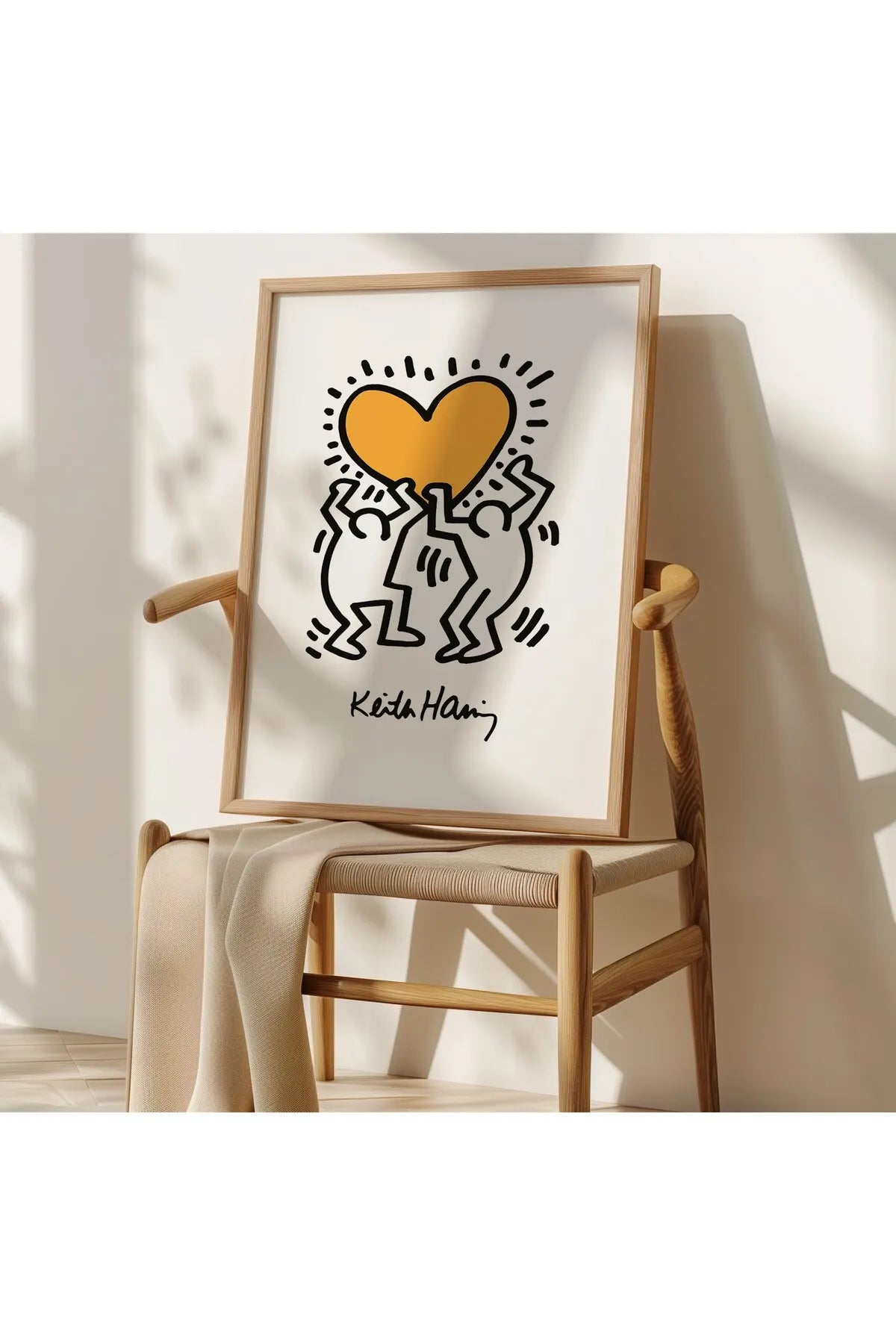Keith Haring Maksimalist Tarzda 3'lü Şık Poster Seti