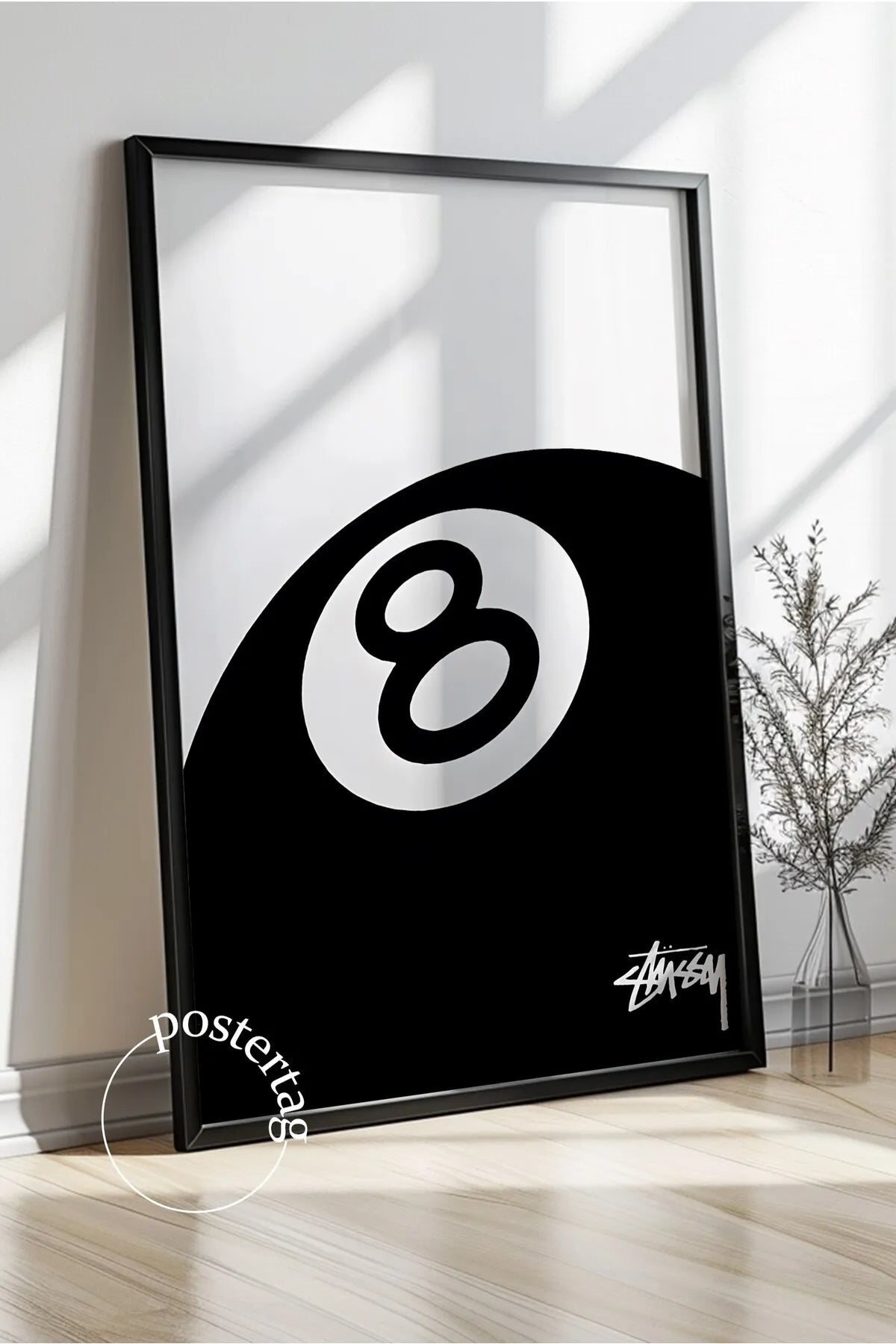 8 Ball Aura Tarzı Özel Tasarım Poster