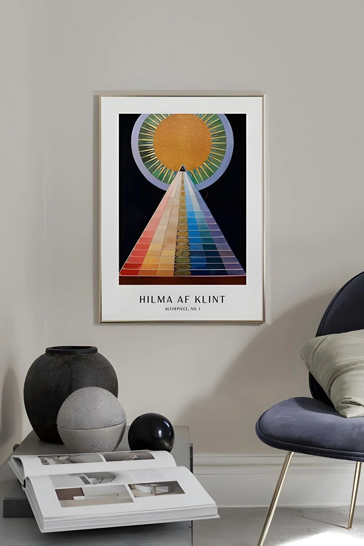Altarpiece No.1 [Hilma Af Klint] - Modern Soyut Tablo