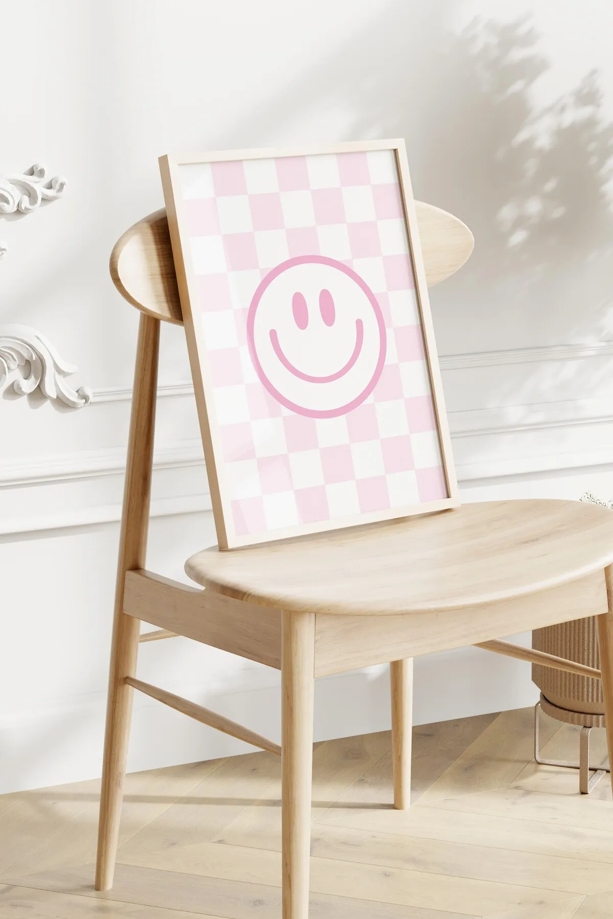 Pembe Pozitif Enerji Temalı 3'lü Poster Seti