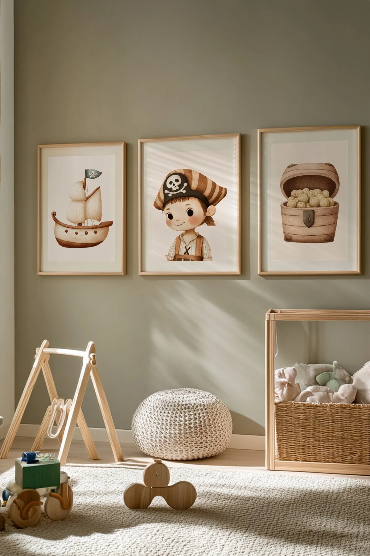Sevimli Kaptan Alex 3'lü Poster Seti
