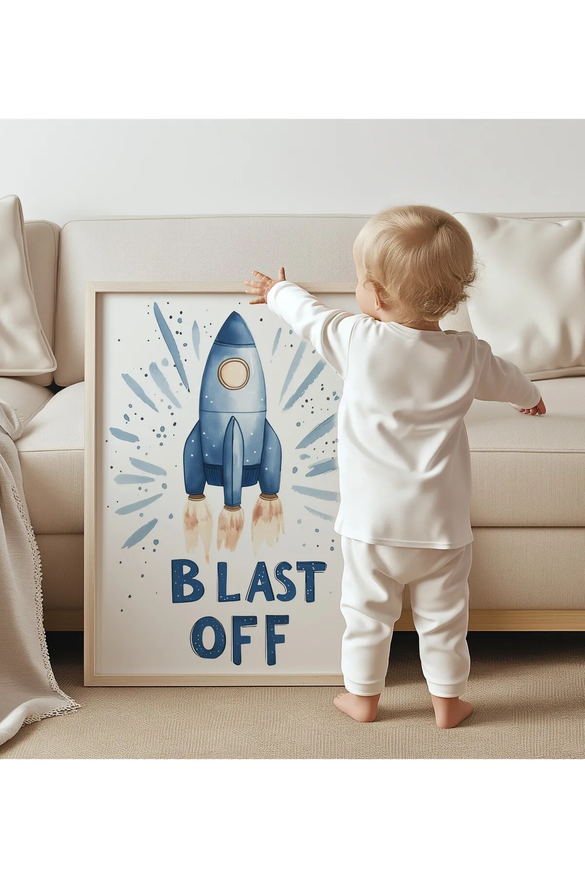 Yıldız, Balon, Roket 3'lü Poster Seti