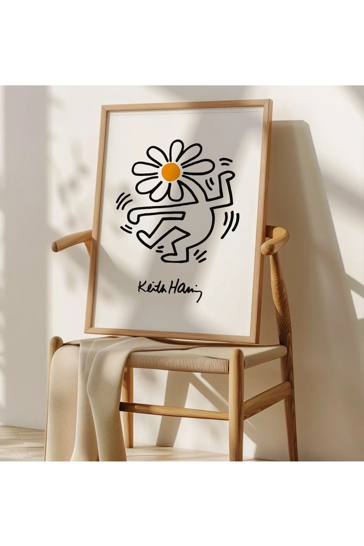 Keith Haring Maksimalist Tarzda 3'lü Şık Poster Seti