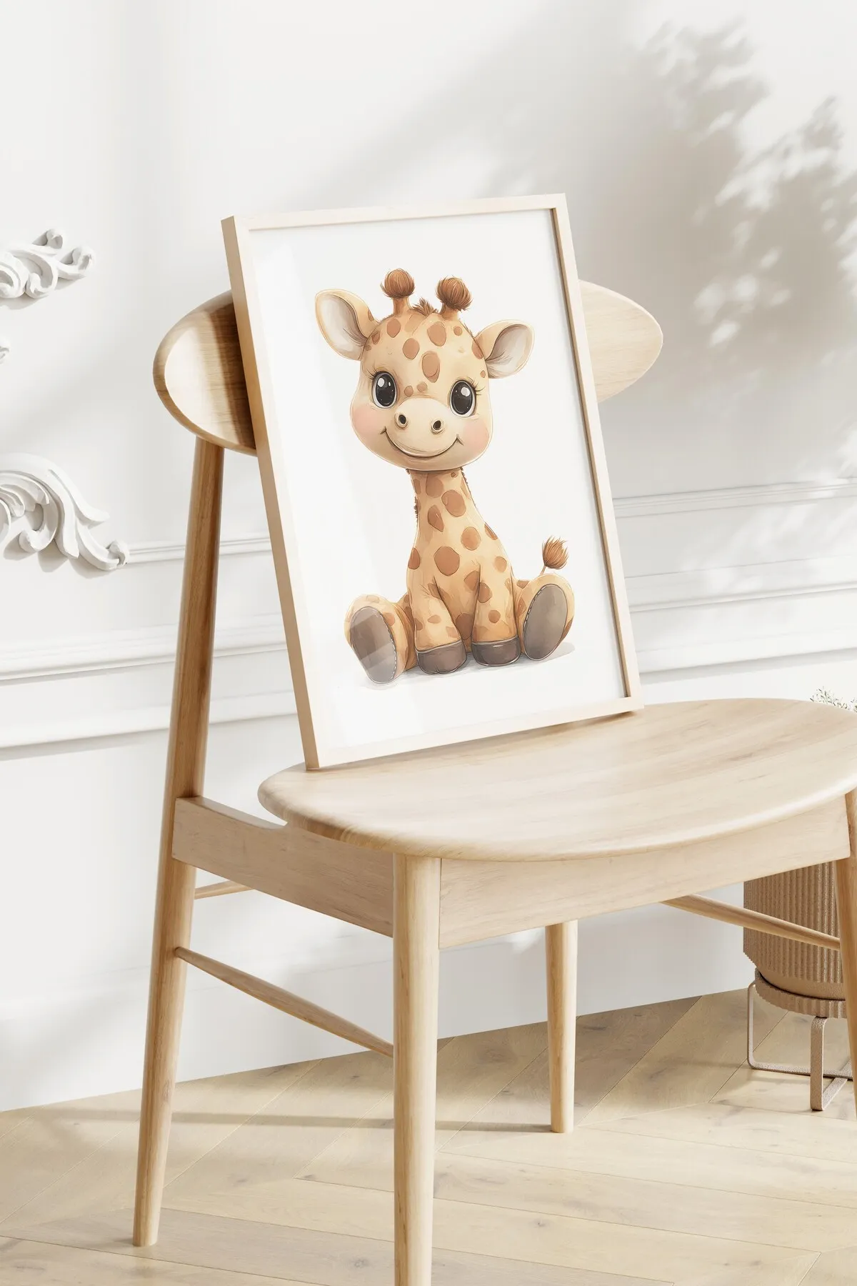 Tatlı Safari Temalı Hayvanlar 3'lü Poster Seti