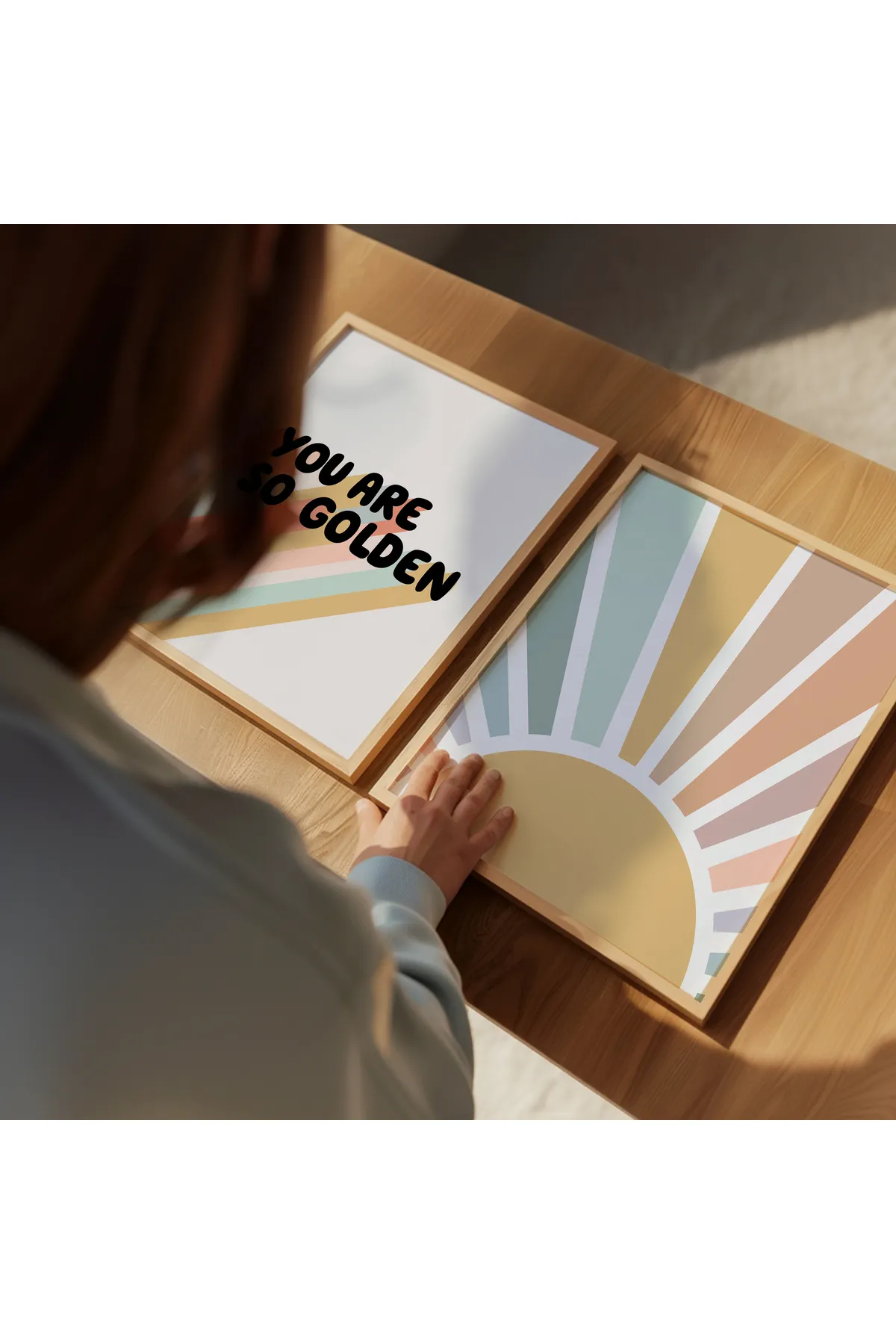 Bohem Tarzı Manifest Olumlama 3'lü Poster Seti