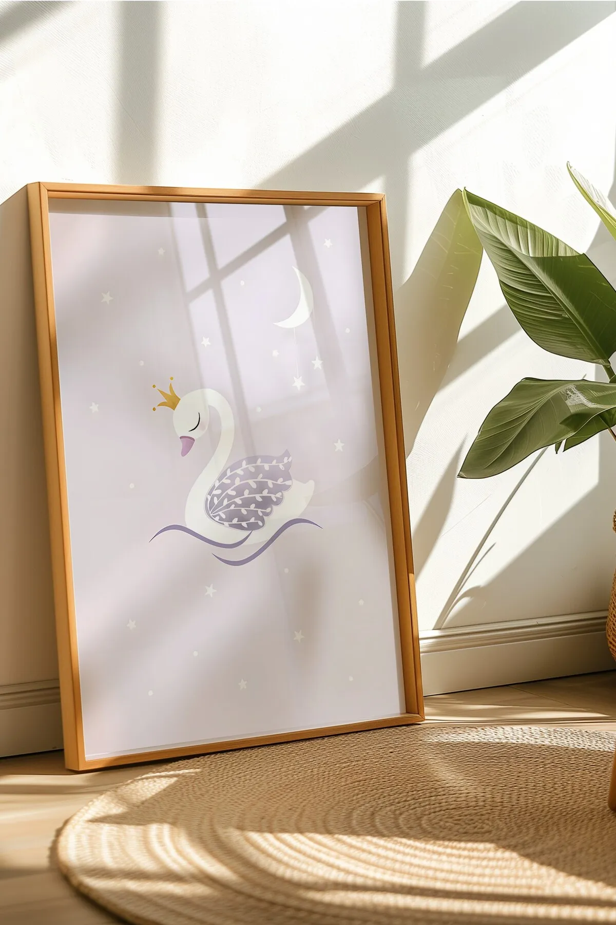 Prenses ve Unicornu Estetik 4'lü Poster Seti