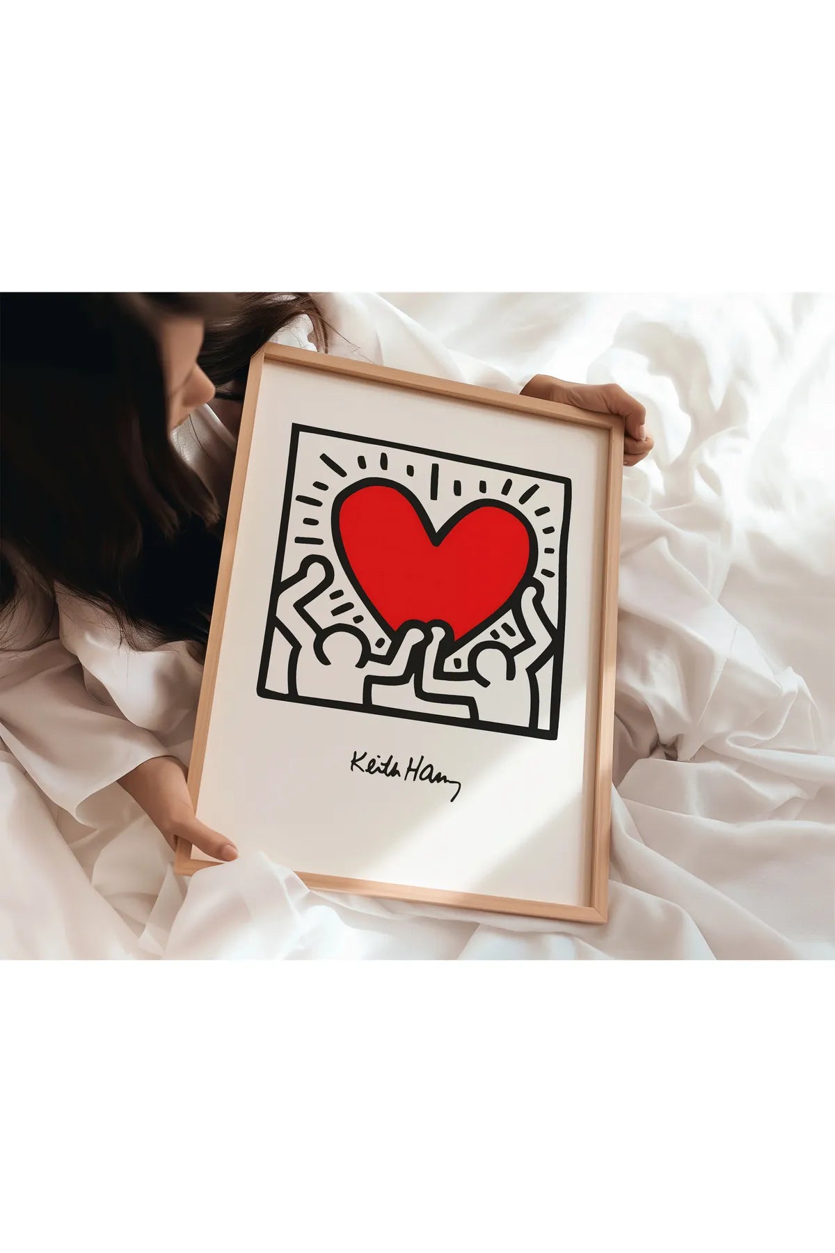 Keith Haring Modern Estetik Minimalist Tarzda 3'lü Poster Seti