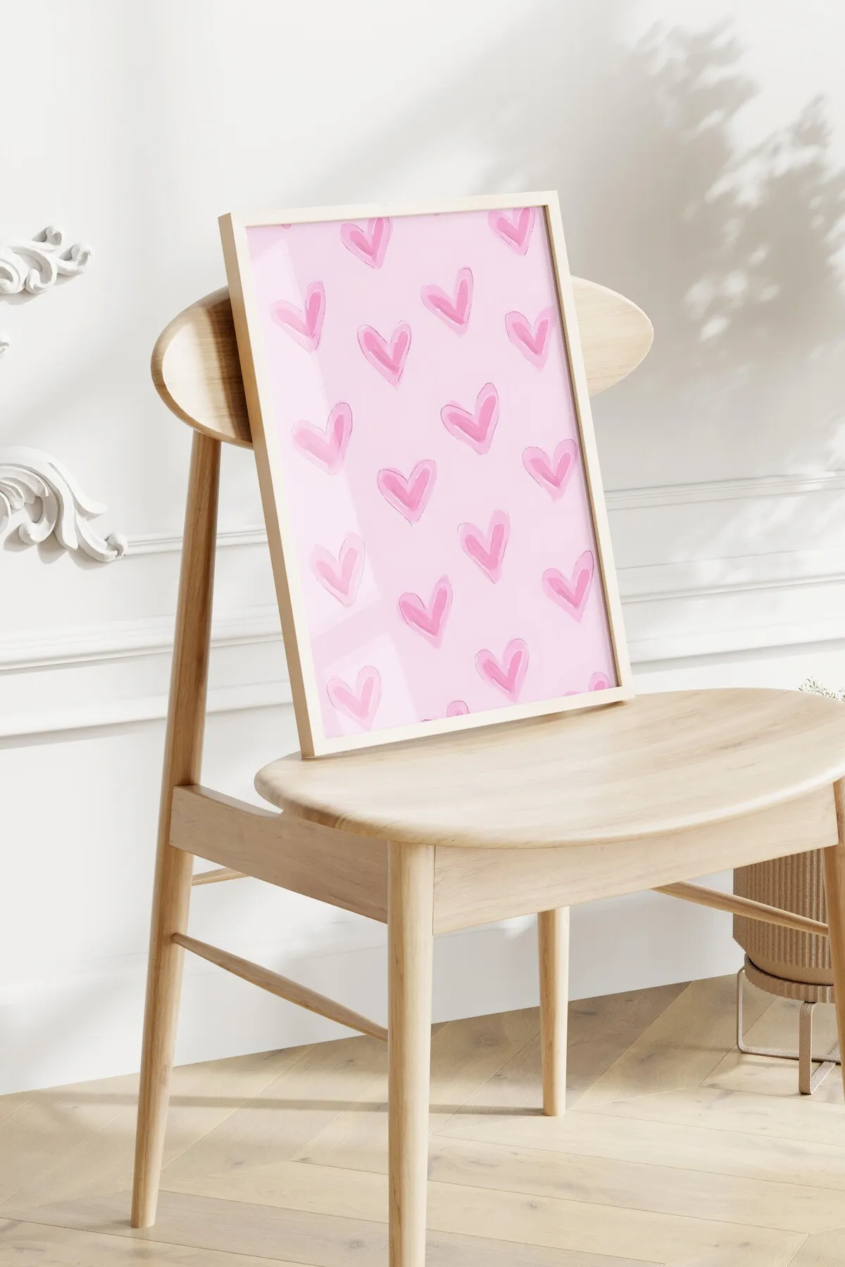 Sevimli ve Estetik Pembe Temalı 3'lü Poster Seti