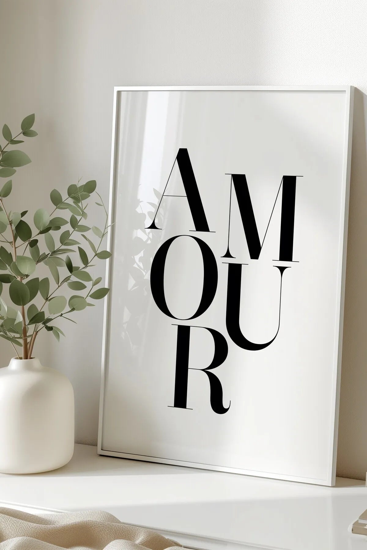 AMOUR 3'lü Lüx Moda Poster Seti