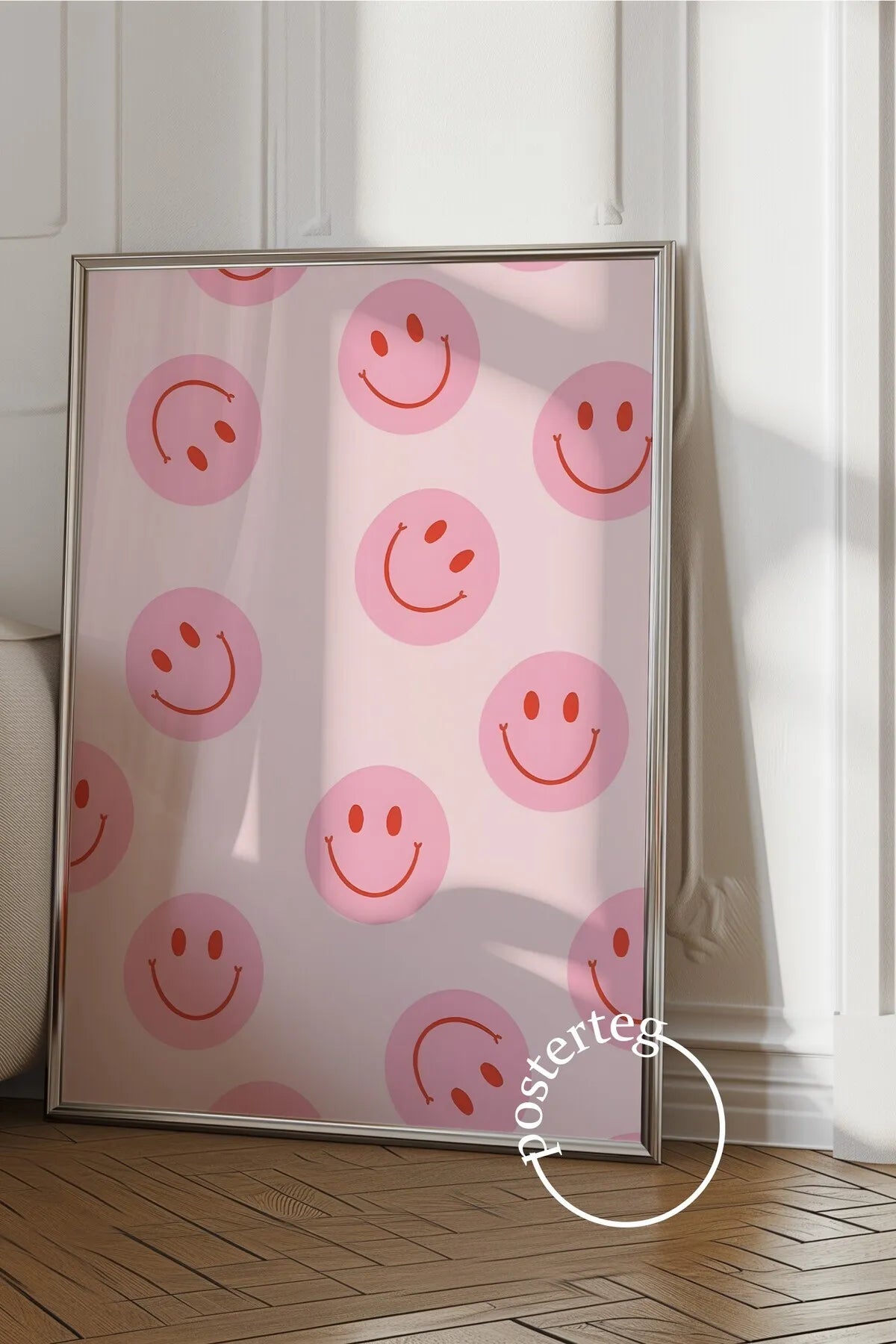 Pembe Temalı Gifler Pozitif Şık Poster