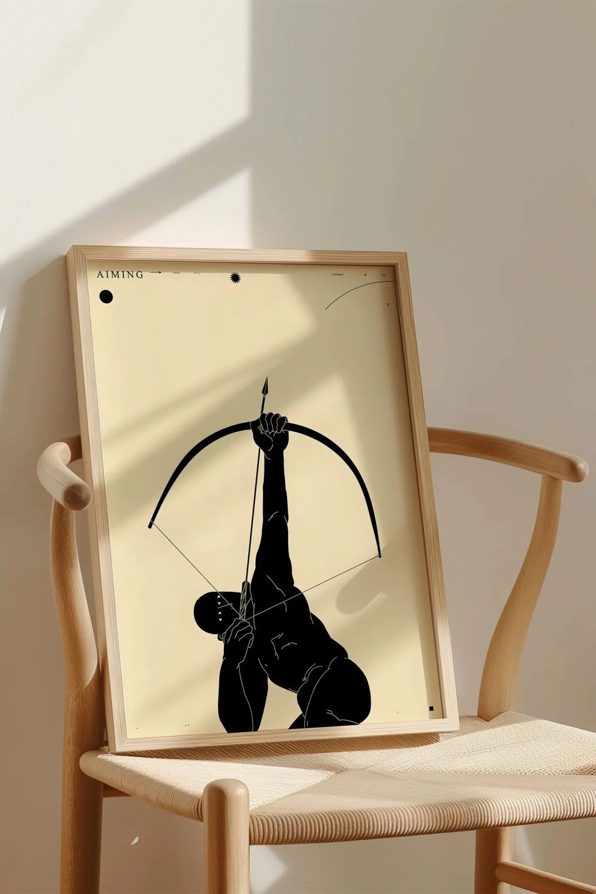 Soyut Fütüristik Tarzda Modern Tablo