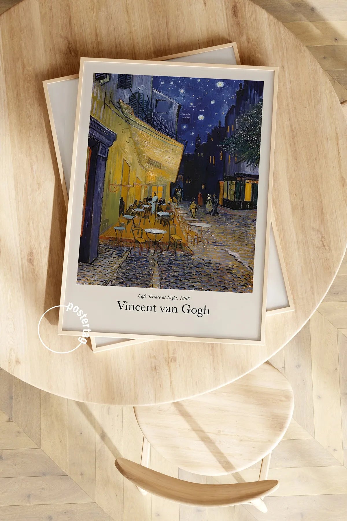 Café Terrace at Night [Van Gogh] - Modern Estetik Tablo