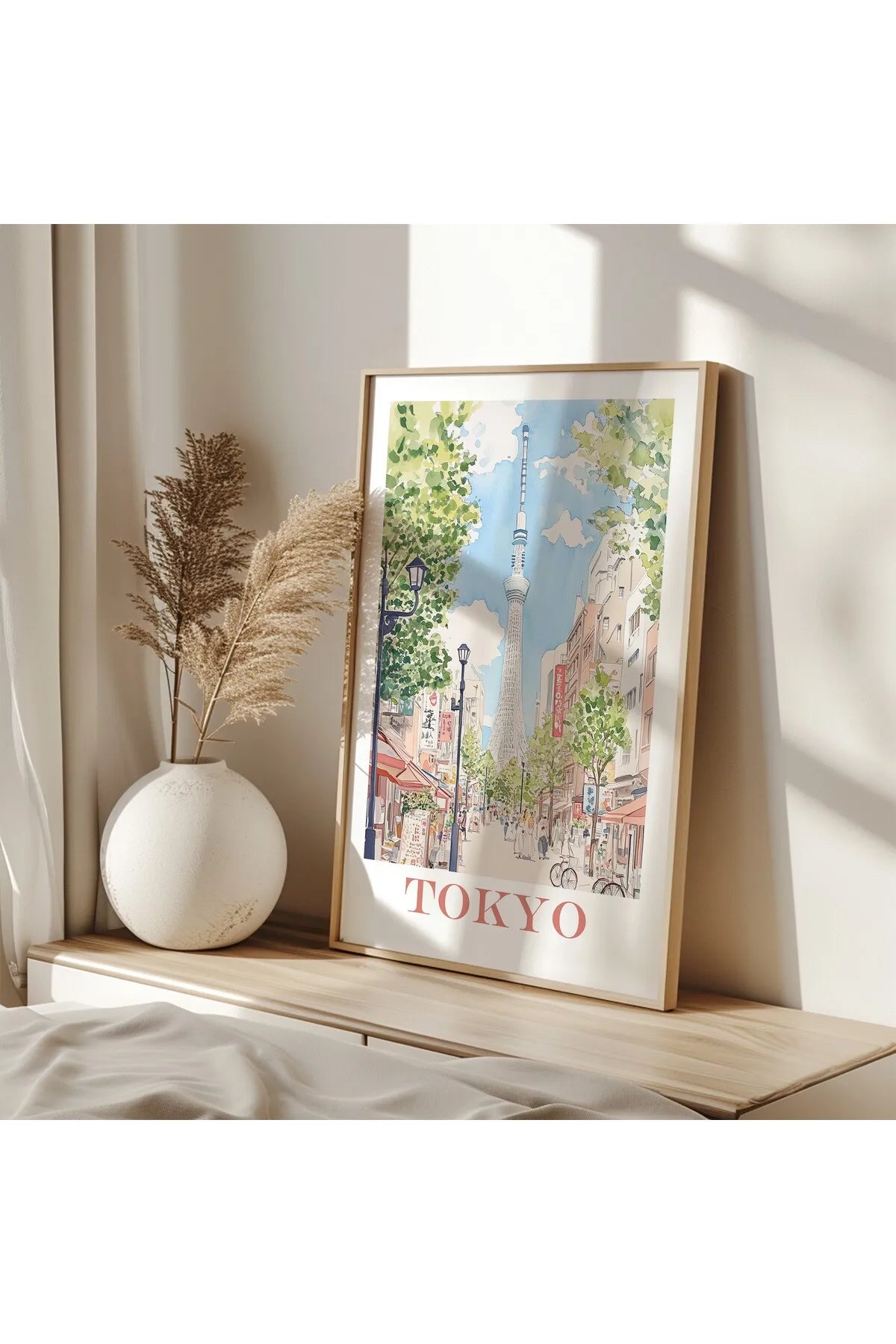 Tokyo - Bohem Tarzda Estetik Şehir Tablosu