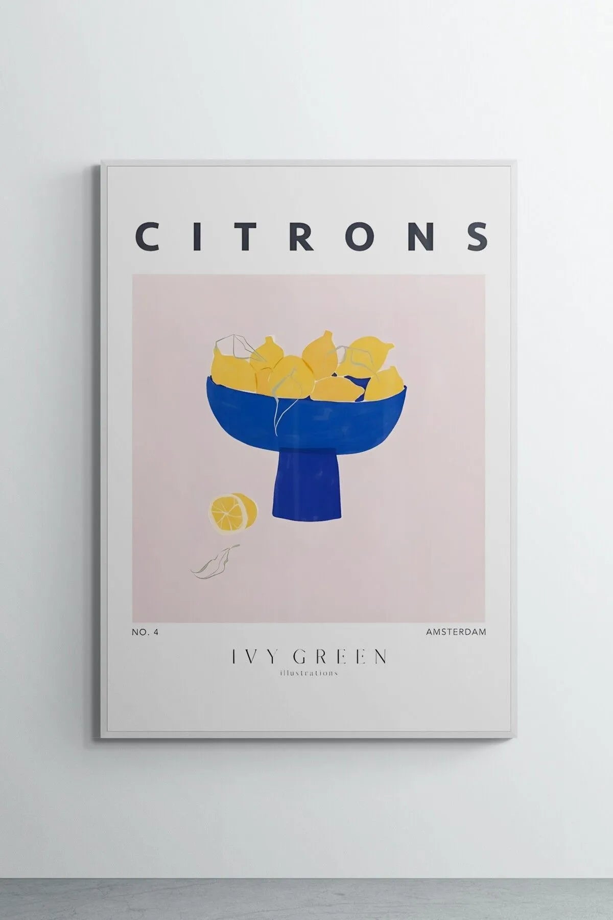 Citrons - Modern Soyut Meyve Posteri