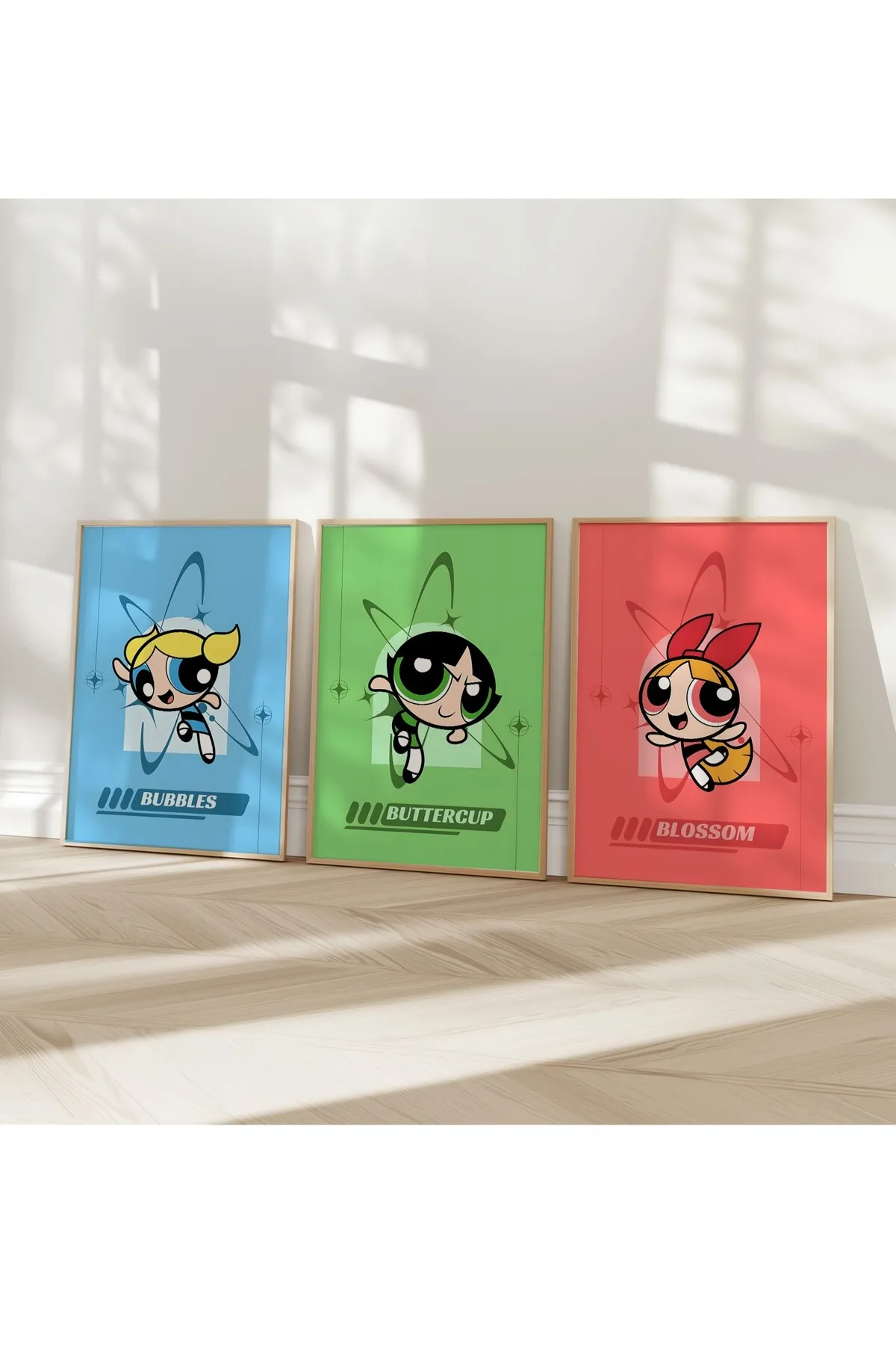Power Puff Girls 3'lü Poster Seti