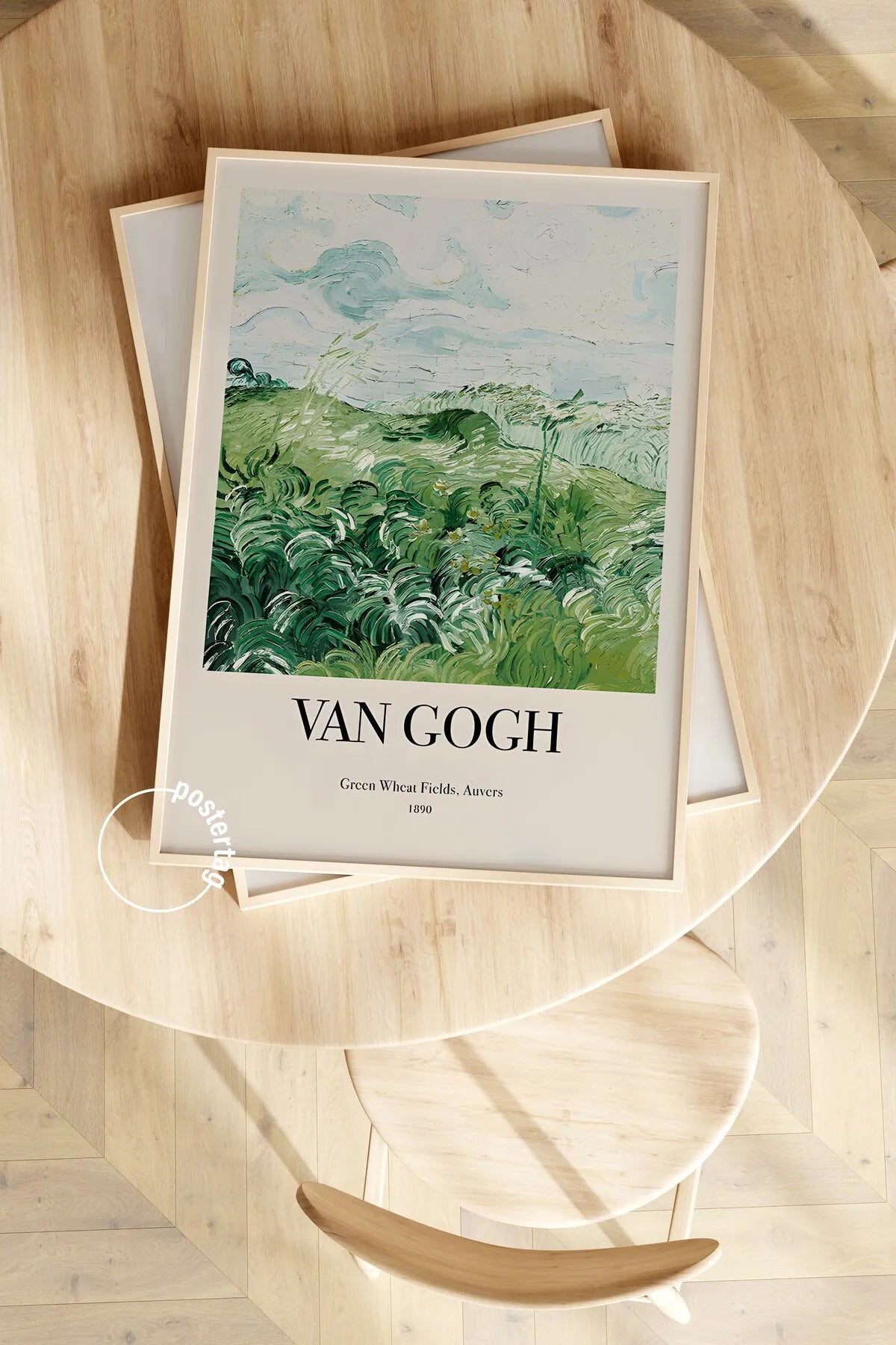 Green Wheat Fields Auvers [Van Gogh] - Modern Estetik Tablo