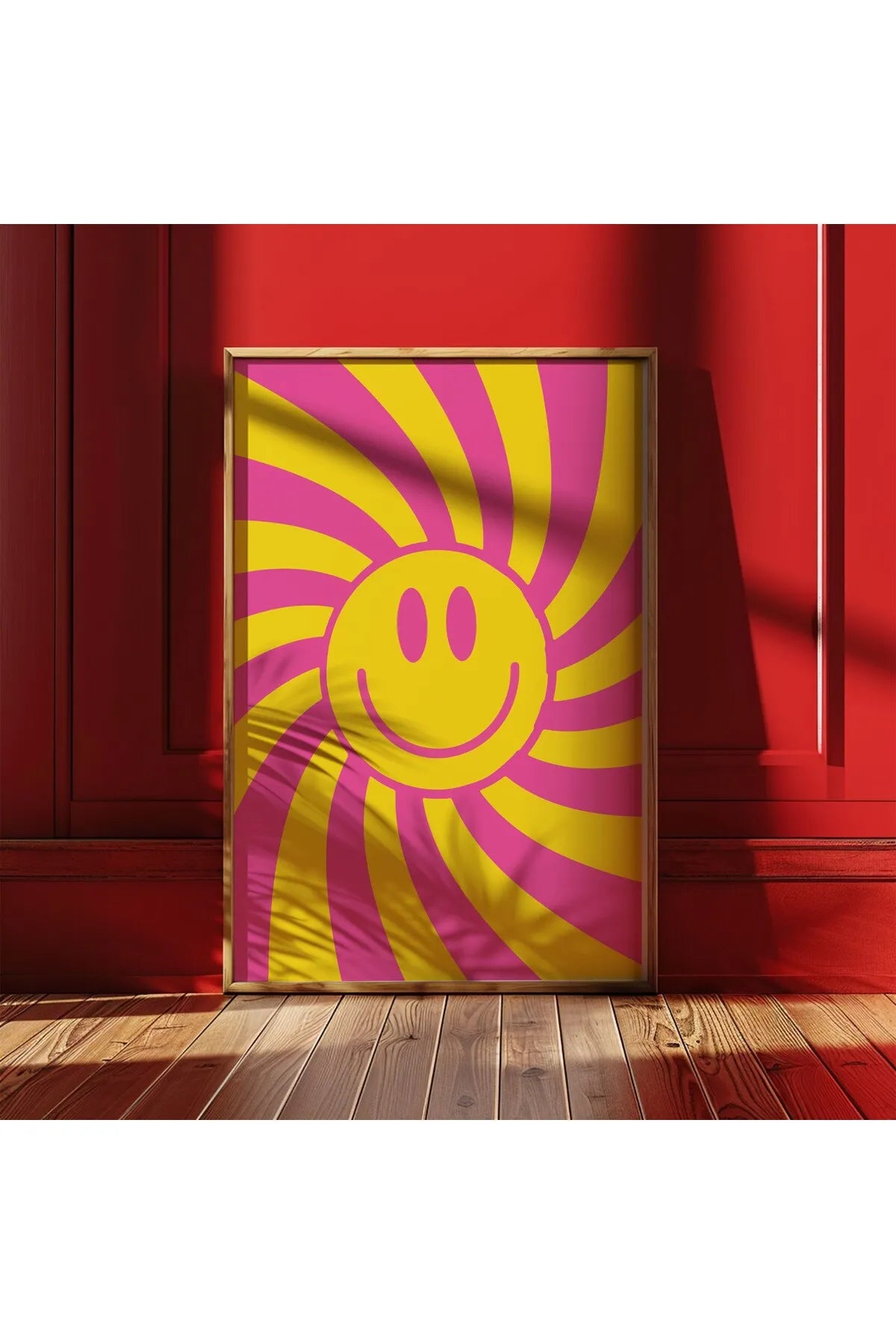 Mutlu Yüz Estetik Dekoratif Poster