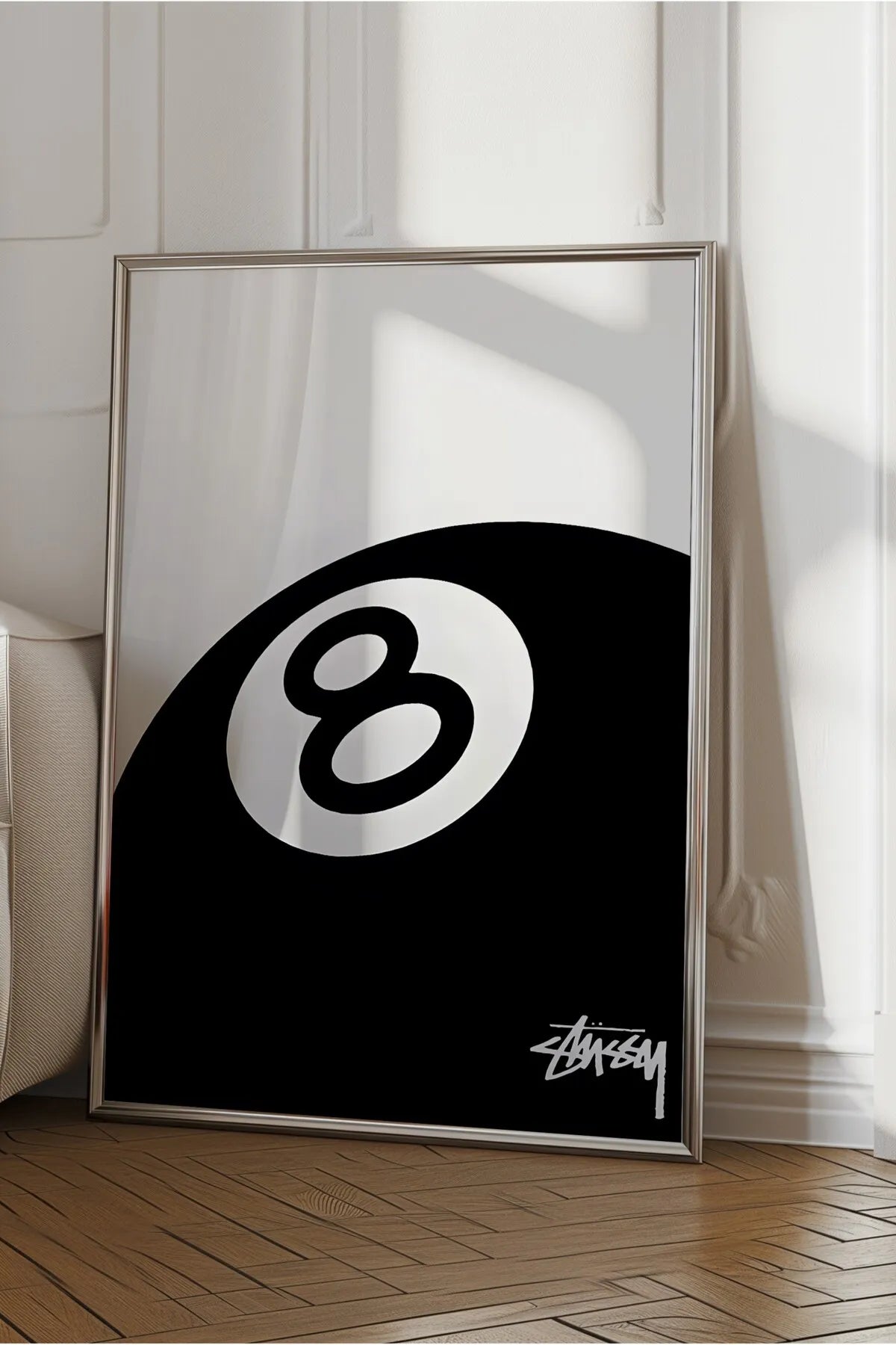 8 Ball Aura Tarzı Özel Tasarım Poster