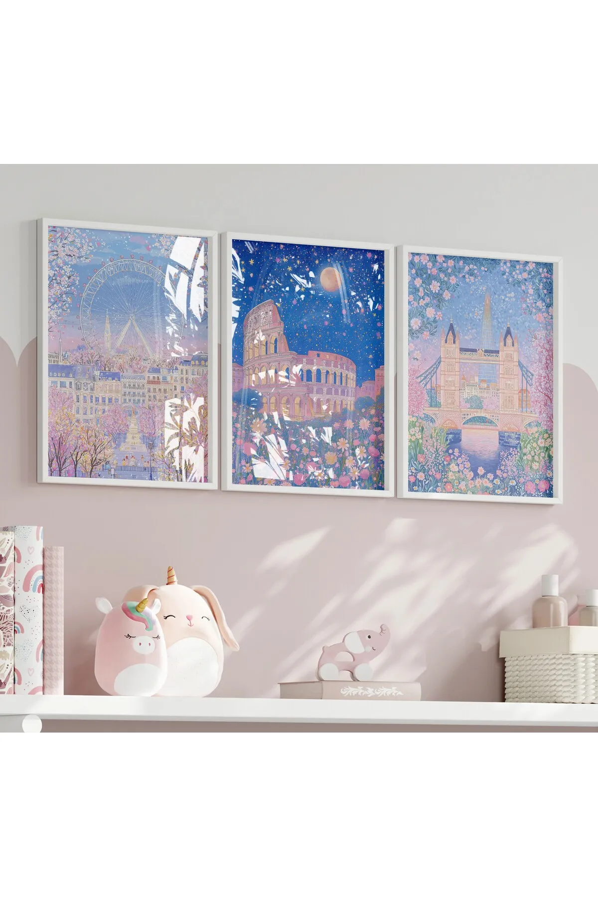 Pembe Dünya Harikaları 3'lü Poster Seti