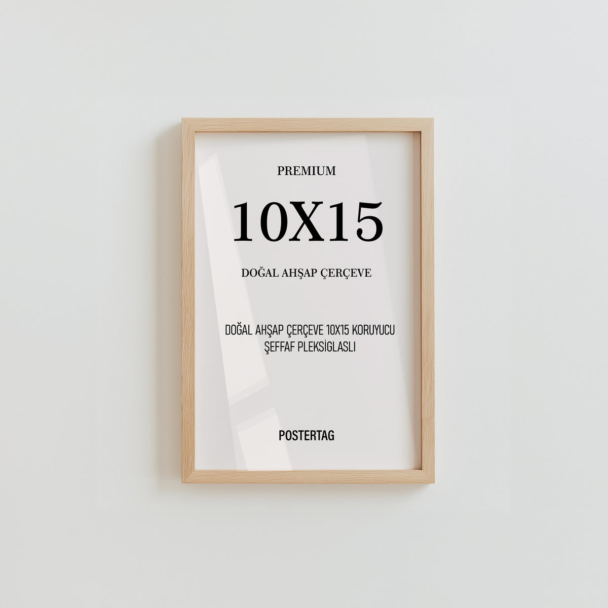 10 X 15 Doğal Ahşap Çerçeve