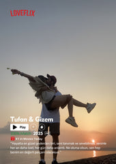 LOVEFLIX - Özel Tasarım Aşk Tablosu